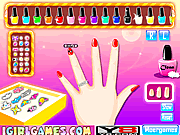 Флеш игра онлайн Colorful Manicure Show.
