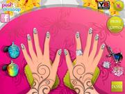 Флеш игра онлайн Bling Bling Manicure.